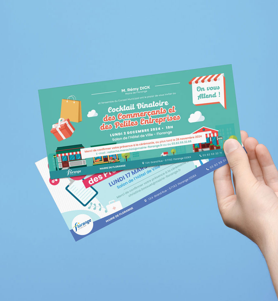 Cartons d'invitation