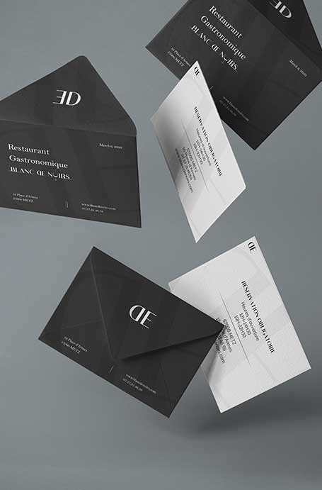 Enveloppes pour carte de visite